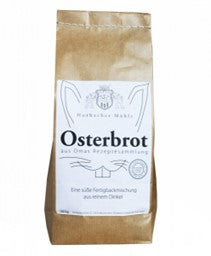 Bald ist Ostern! Verzaubern Sie Ihre Lieben mit einem selbstgebackenen süßen Dinkel-Osterbrot/Hefezopf. Formen Sie aus dem Teig zum Beispiel einen schönen Zopf oder einen Osterkranz. Auch süße Brötchen (Milchbrötchen) lassen sich aus dem Teig leicht herstellen.